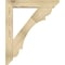 Ekena Millwork Olympic Slat Rough Sawn Bracket w/ Offset Brace, Douglas Fir, 6"W x 30"D x 36"H BKT0604X30X36OLY06RDF - alternate 3